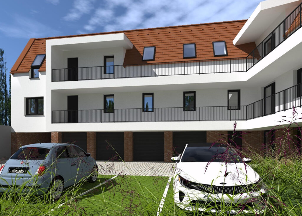 Szeged Liszt Hajós utca Társasház Látvány Terv